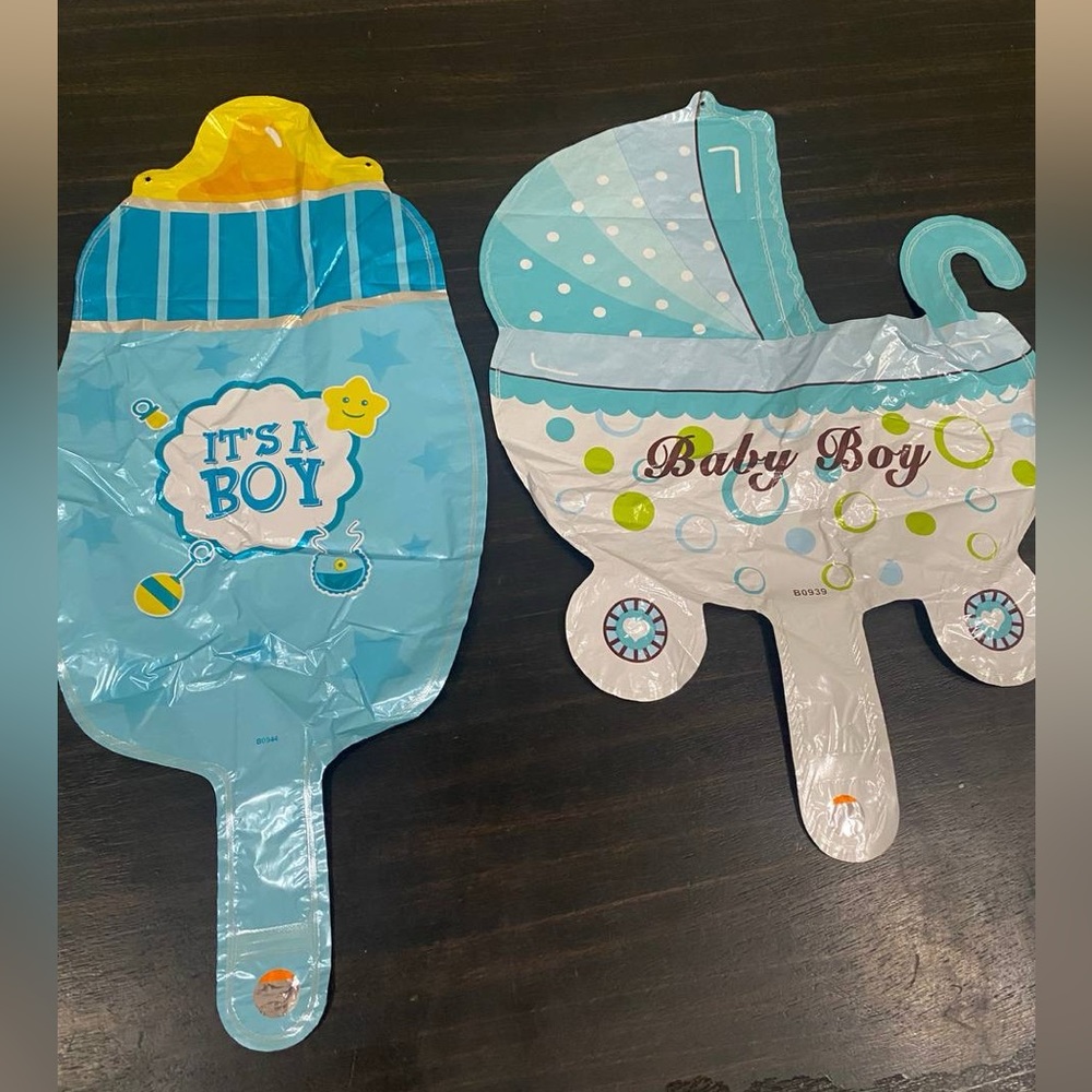 Baby boy balloons new